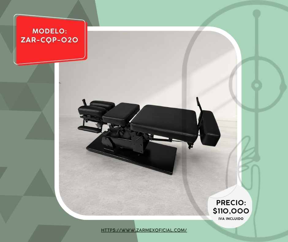 Mesa flexión manual con base eléctrica y tracciones eléctricas ZARQ-020