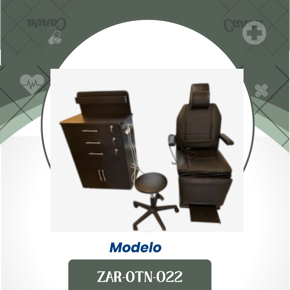 Sillón giratorio 1 motor ZAROT-022